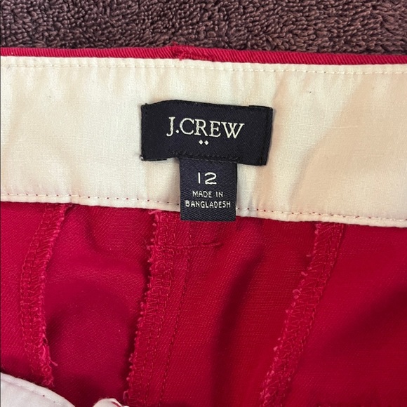 J. Crew Scarlet Red Shorts Raspberry - Picture 4 of 5